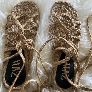 Zara Lace Up Sandals